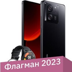 Телефон Xiaomi 13T 12GB/256GB международная версия (черный) и умные часы Xiaomi Watch S1 Active (черный) по акции