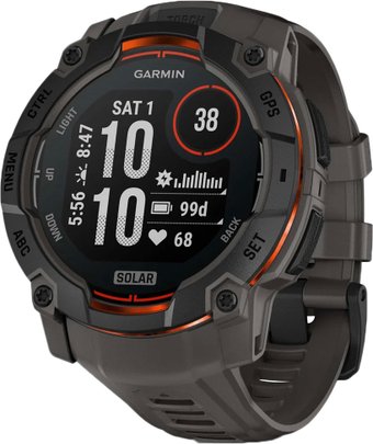 Умные часы Garmin Instinct 3 Solar 50 мм (черный)