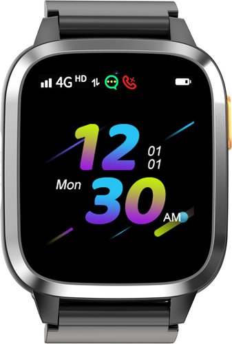 Детские умные часы LeeFine Q23 4G (черный)