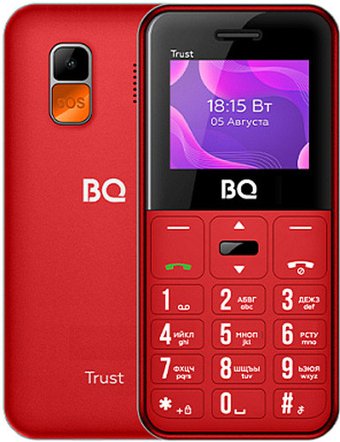 Телефон BQ BQ-1866 Trust (красный)