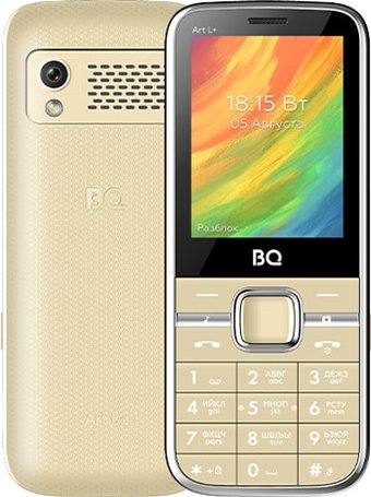 Телефон BQ BQ-2448 Art L+ (бежевый)