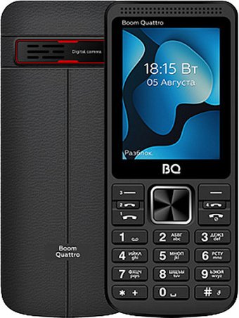 Телефон BQ BQ-2455 Boom Quattro (черный)