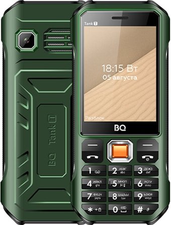 Телефон BQ BQ-2824 Tank T (зеленый)