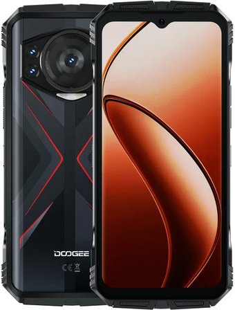 Телефон Doogee S118 8GB/512GB (черный/красный)