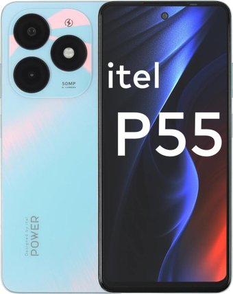 Телефон Itel P55 8GB/128GB (голубой)