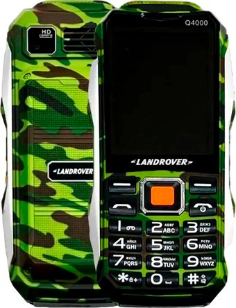 Телефон Land Rover Q4000 (зеленый камуфляж)