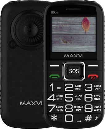 Телефон Maxvi B5ds (черный)