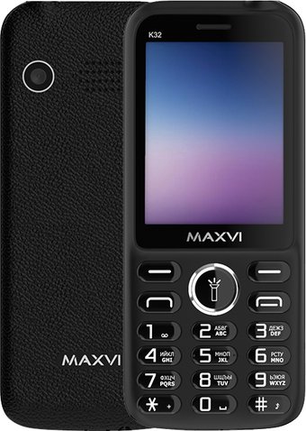 Телефон Maxvi K32 (черный)