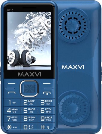 Телефон Maxvi P110 (синий)