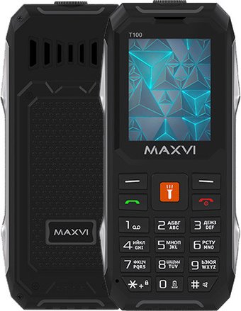 Телефон Maxvi T100 (черный)