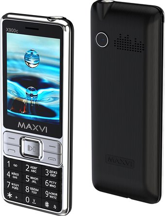Телефон Maxvi X900c (черный)