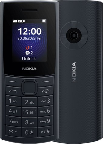 Телефон Nokia 110 4G Dual SIM (темно-синий)