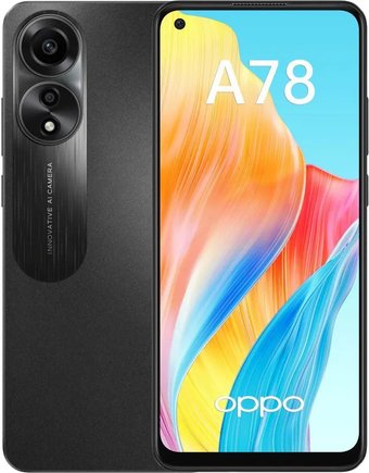 Телефон Oppo A78 CPH2565 8GB/128GB международная версия (черный)