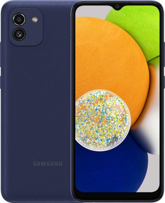 Телефон Samsung Galaxy A03 SM-A035F/DS 32GB (синий)