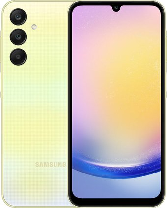 Телефон Samsung Galaxy A25 8GB/256GB (желтый, без Samsung Pay)