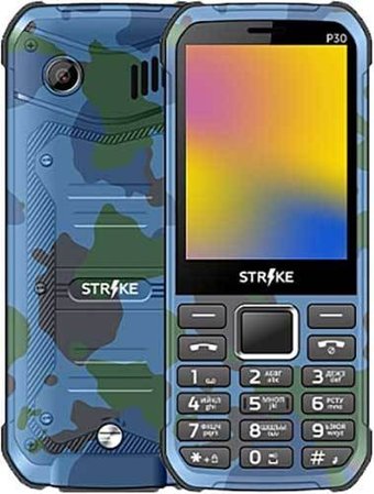 Телефон Strike P30 (синий камуфляж)