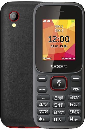Телефон TeXet TM-124 (черный)