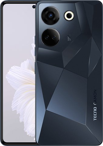 Телефон Tecno Camon 20 8GB/256GB (предрассветный черный)