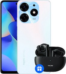 Телефон Tecno Spark 10 Pro 8GB/256GB + Tecno TWS Earphone BD03 (жемчужный белый)