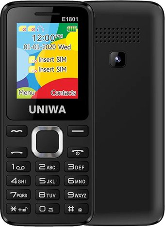 Телефон Uniwa E1801 (черный)