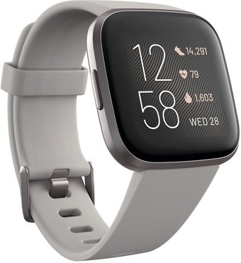 Умные часы Fitbit Versa 2 (серый/серый алюминий)