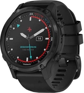 Умные часы Garmin Descent Mk2s (карбон-серый DLC/черный)