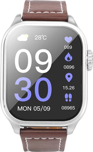 Умные часы Hoco Y17 (серебристый)