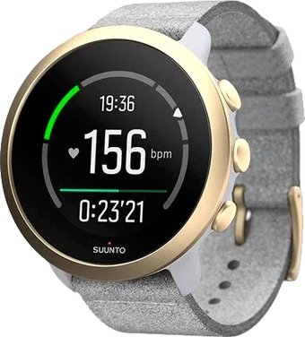 Умные часы Suunto 3 (белая галька/светло-золотой)