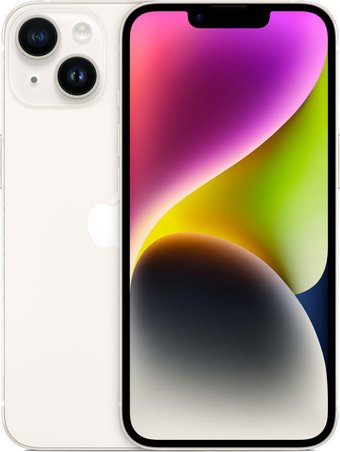 Телефон Apple iPhone 14 512GB (звездный)