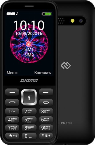 Телефон Digma Linx C281 (черный)