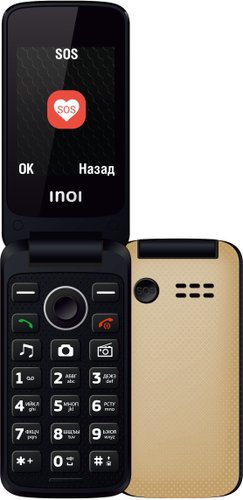 Телефон Inoi 247B (золотистый)