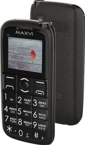Телефон Maxvi B7 (черный)