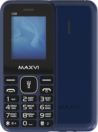 Телефон Maxvi C30 (синий)