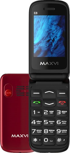 Телефон Maxvi E8 (розовый)