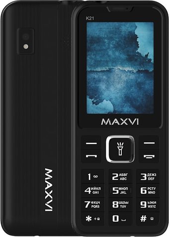 Телефон Maxvi K21 (черный)