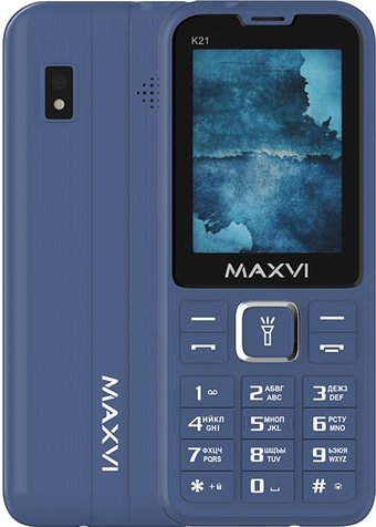 Телефон Maxvi K21 (синий)