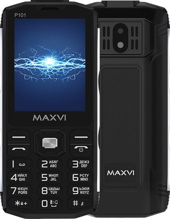 Телефон Maxvi P101 (черный)
