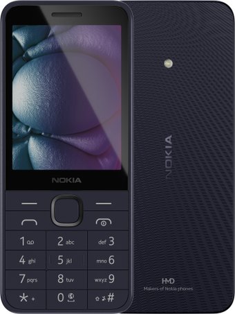 Телефон Nokia 215 4G (2024) Dual SIM TA-1613 (темно-синий)