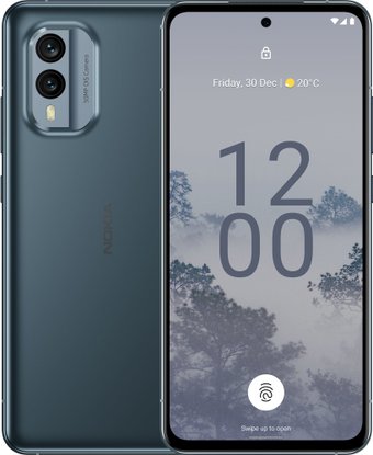 Телефон Nokia X30 6GB/128GB (облачно-синий)