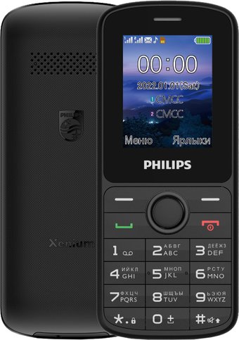 Телефон Philips Xenium E2101 (черный)