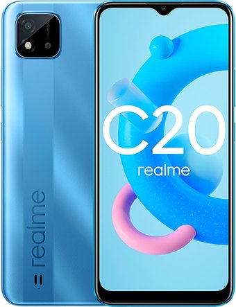 Телефон Realme C20 RMX3063 (голубое озеро)