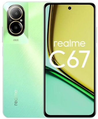 Телефон Realme C67 8GB/256GB (зеленый оазис)