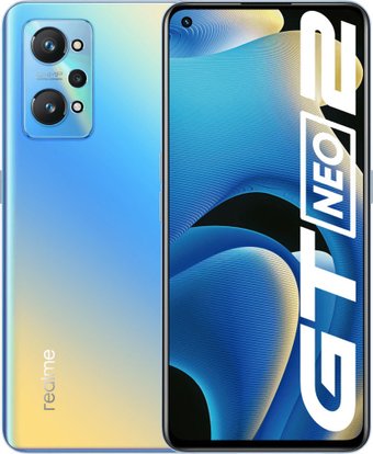 Телефон Realme GT Neo2 RMX3370 12GB/256GB (голубой)