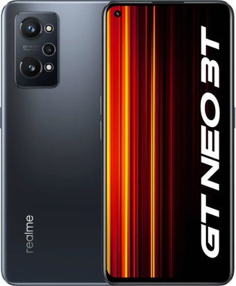 Телефон Realme GT Neo 3T 80W 8GB/128GB международная версия (черный)