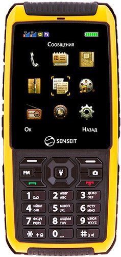 Телефон Senseit P101 Yellow