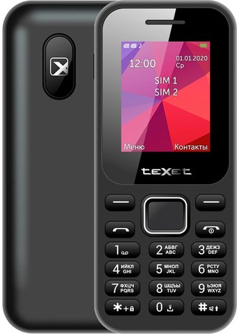 Телефон TeXet TM-122 (черный)