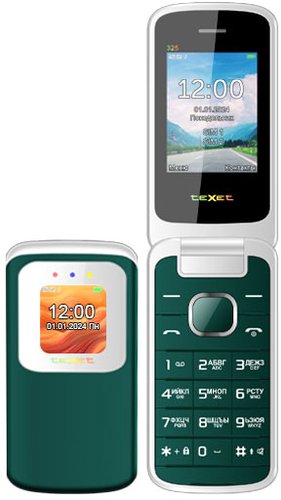 Телефон TeXet TM-325 (морская волна)