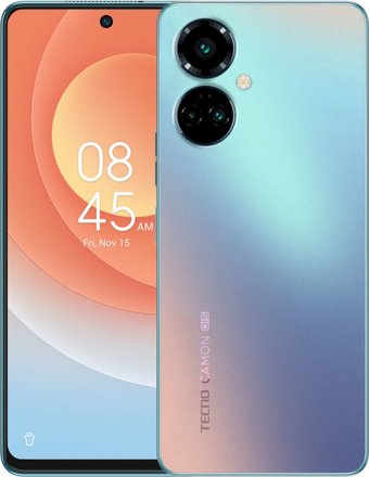 Телефон Tecno Camon 19 Pro 8GB/128GB (полярный синий)