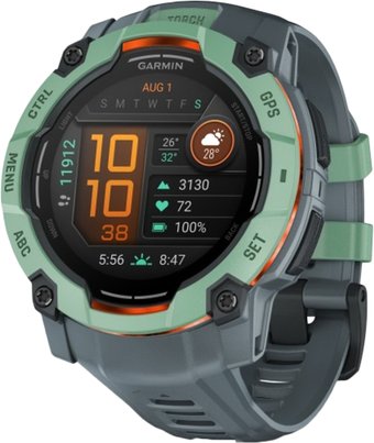 Умные часы Garmin Instinct 3 50 мм (зеленый)