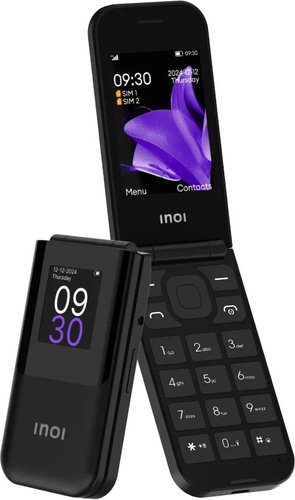 Телефон Inoi 284 Flip 4G (черный)